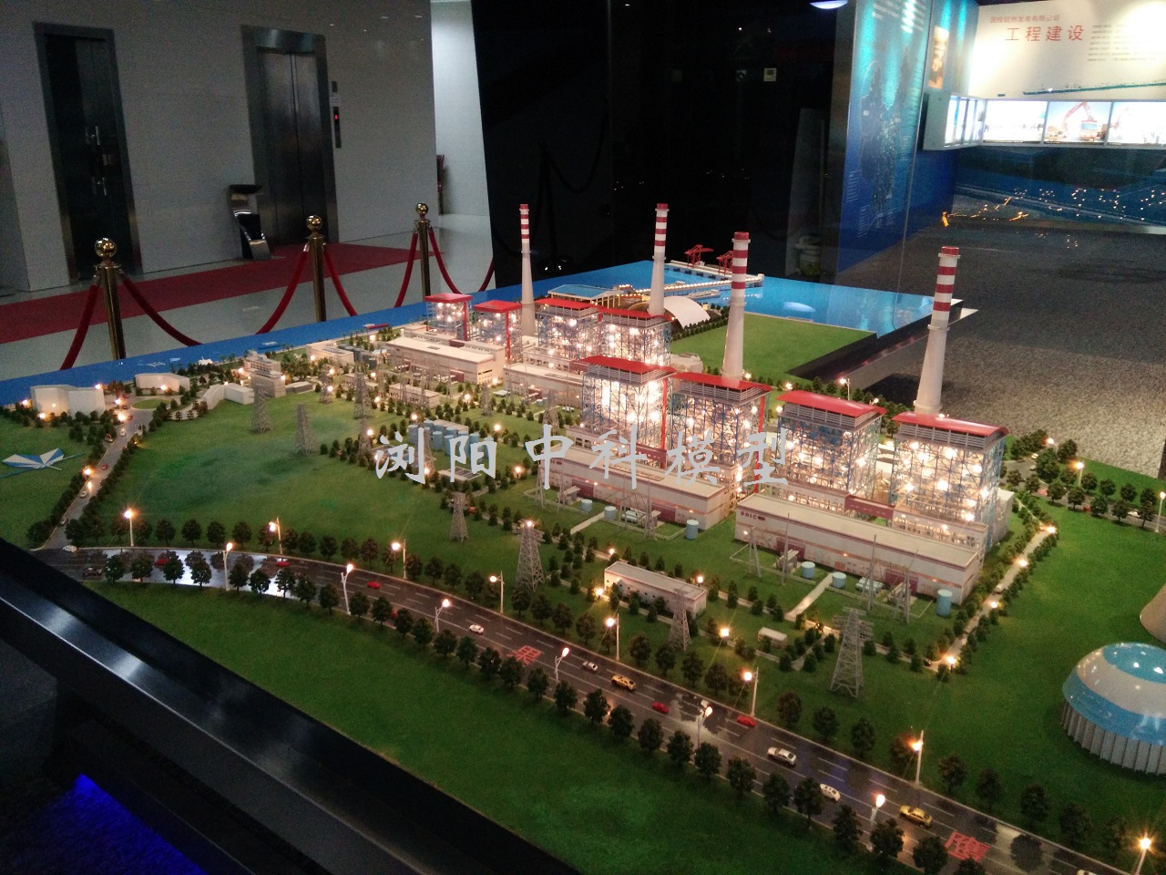 欽州火力發電廠模型