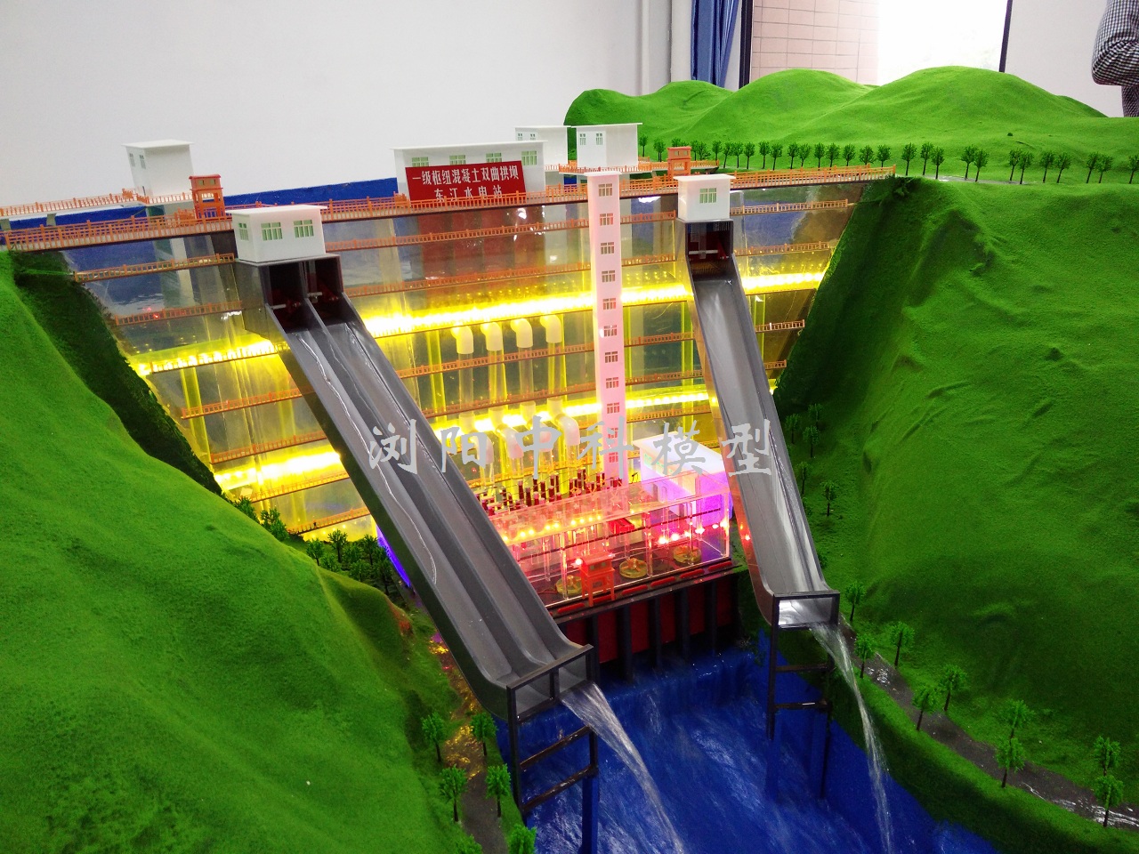 東江水電站模型