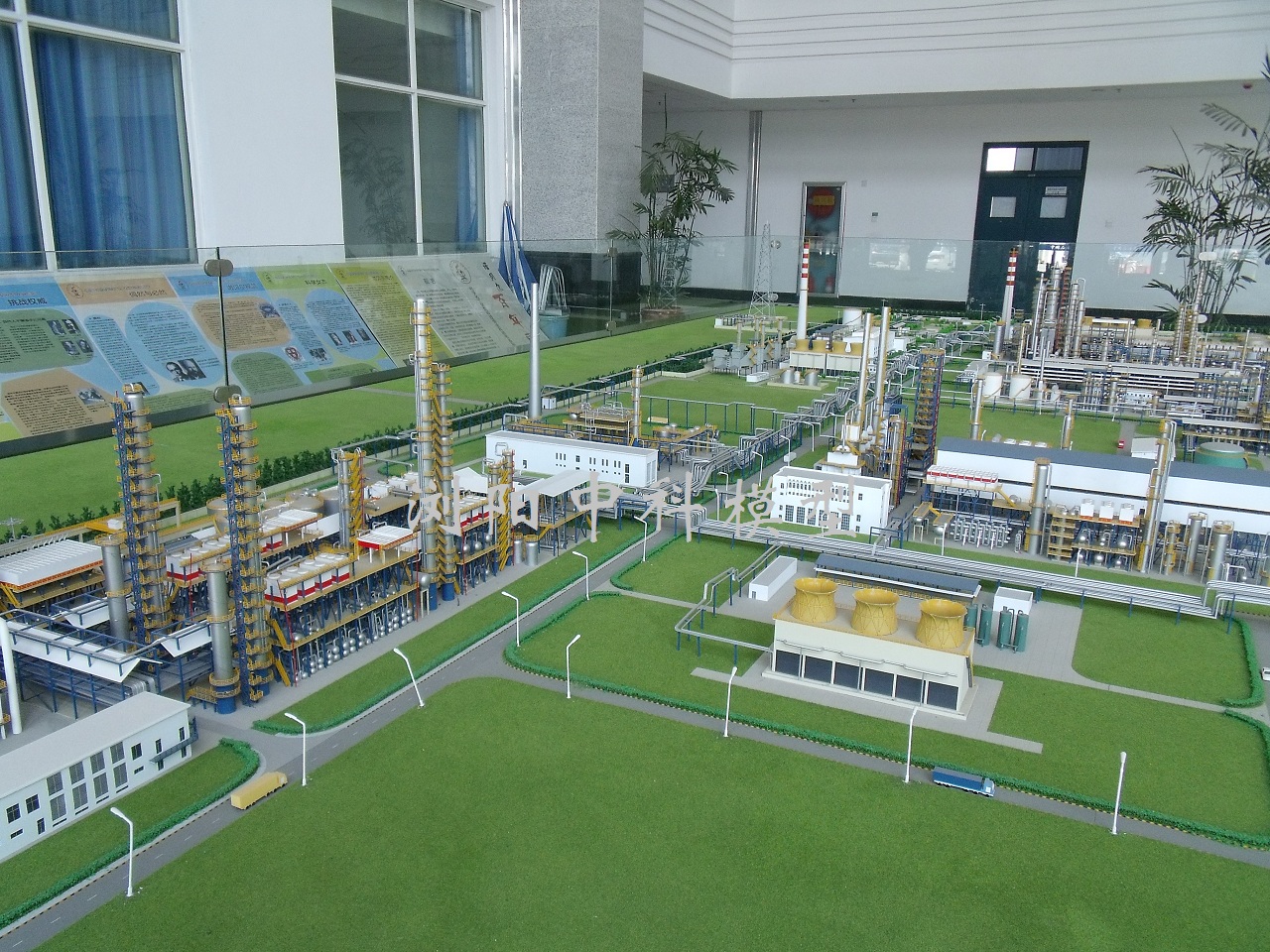 青島煉油廠區沙盤模型