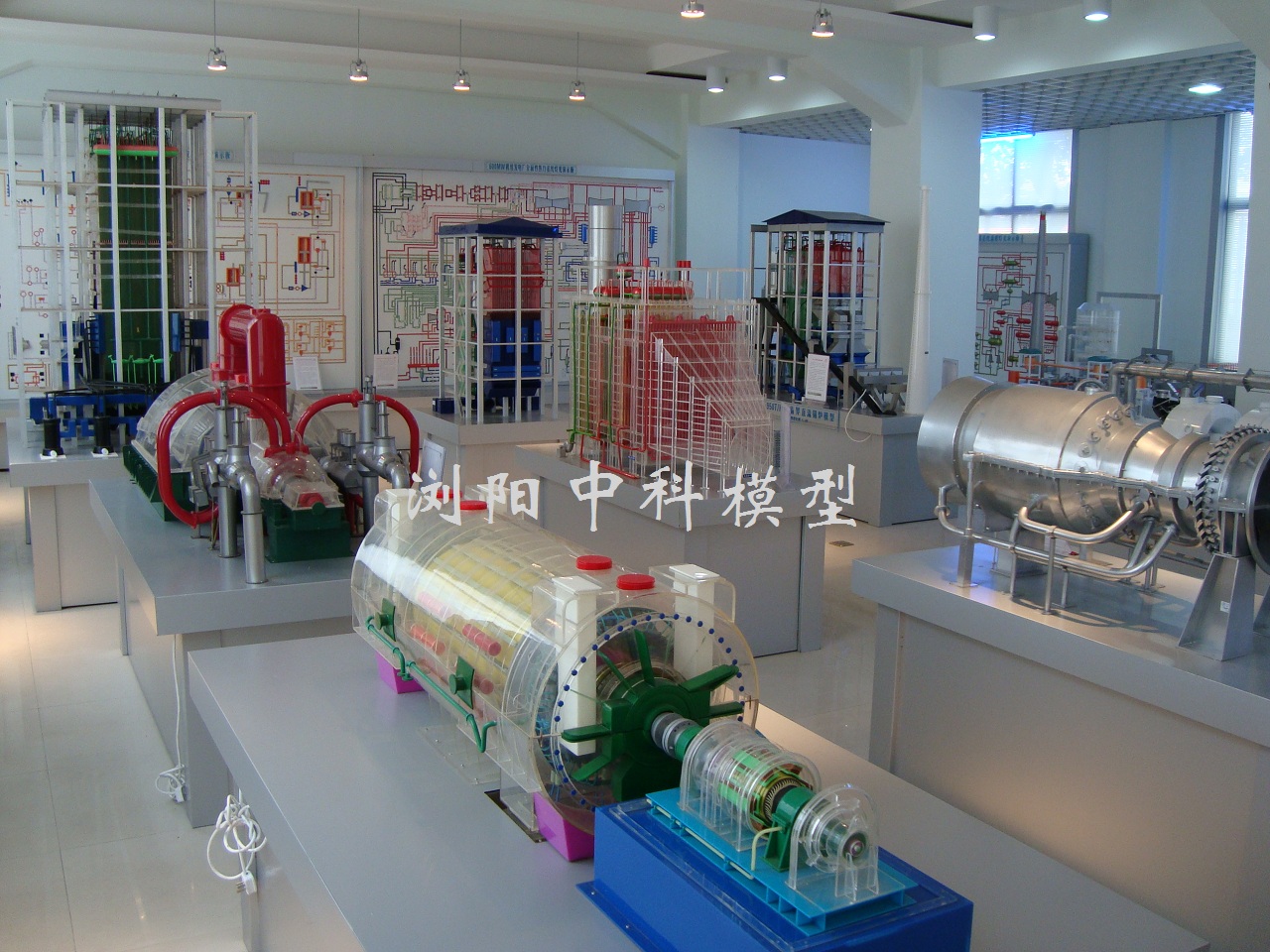 上海電力大學熱能動力實訓室模型