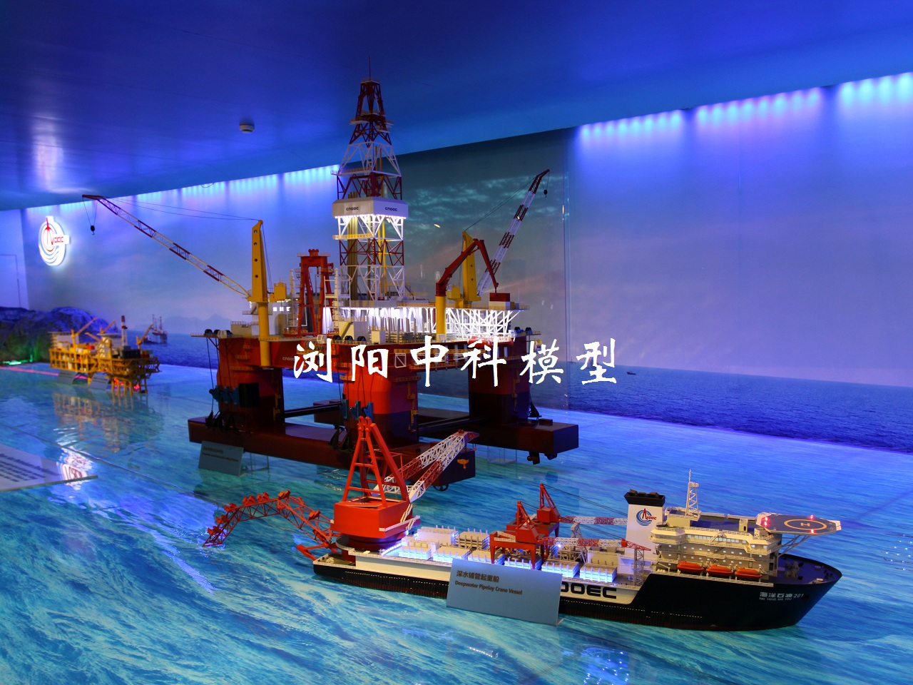 海洋石油平臺實訓室模型