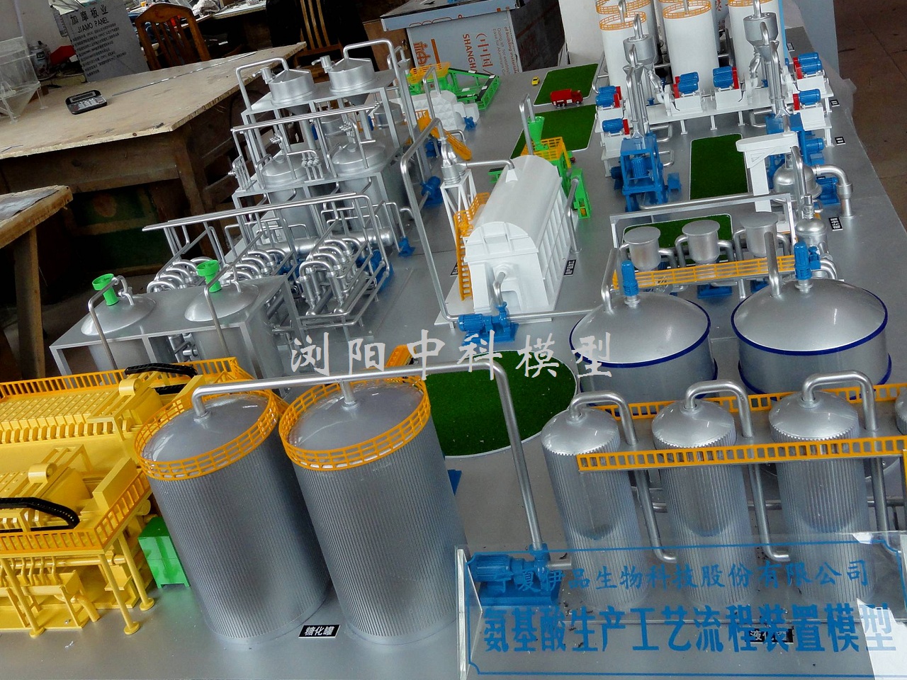 氨基酸生產工藝流程模型