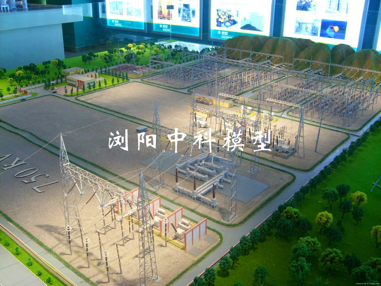 新東北電氣集團750kV變電站模型